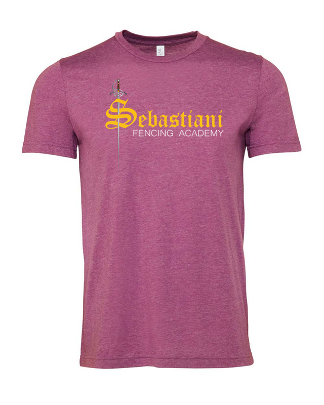 Sebastiani tee in heather magenta