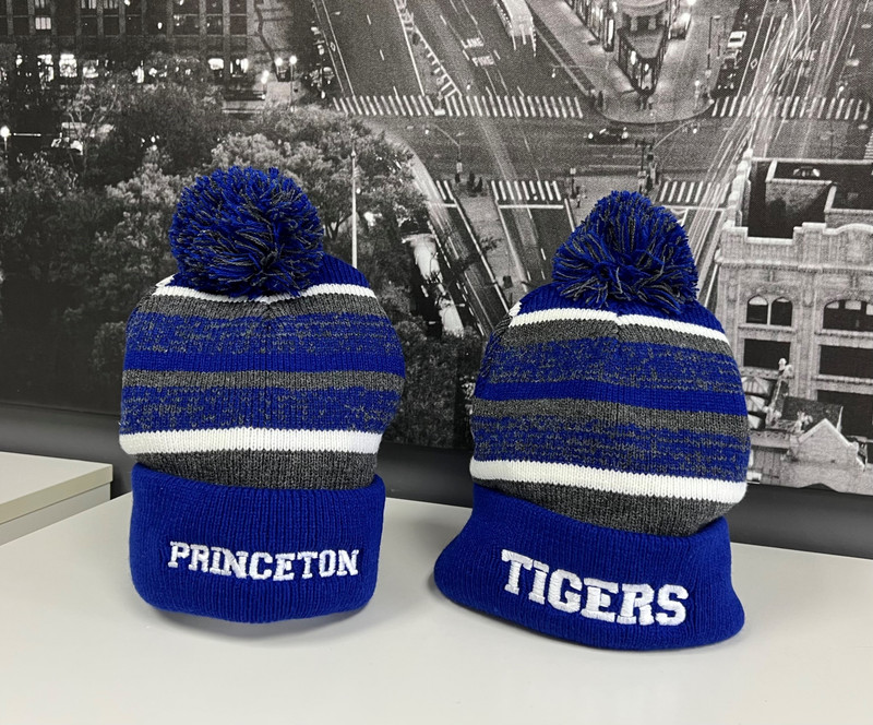 New! Fleece lined knit cap. Choose Princeton or Tigers