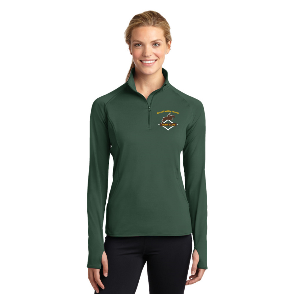 Essential Sport-Tek® Ladies Sport-Wick® Stretch 1/2-Zip Pullover Essential Sport-Tek® Ladies Sport-Wick® Stretch 1/2-Zip Pullover
