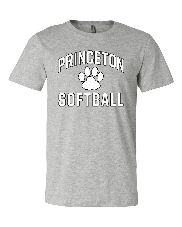 Everyday softball tee in athletic heather Everyday softball tee in athletic heather