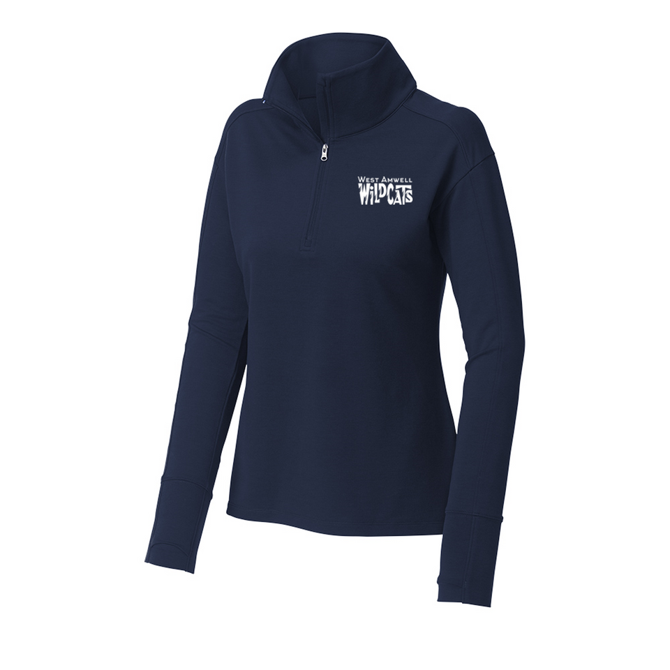Sport-Tek ® Ladies Sport-Wick ® Flex Fleece 1/4-Zip in navy Sport-Tek ® Ladies Sport-Wick ® Flex Fleece 1/4-Zip in navy