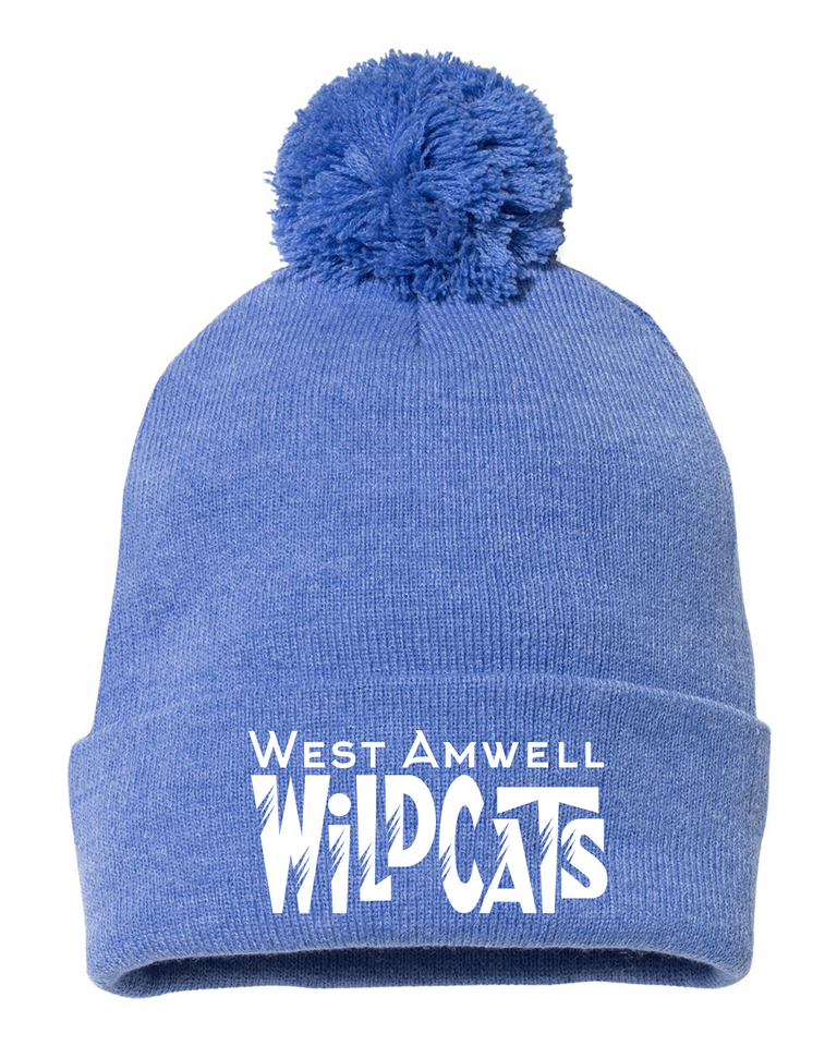 Sportsman 12" beanie in heather royal