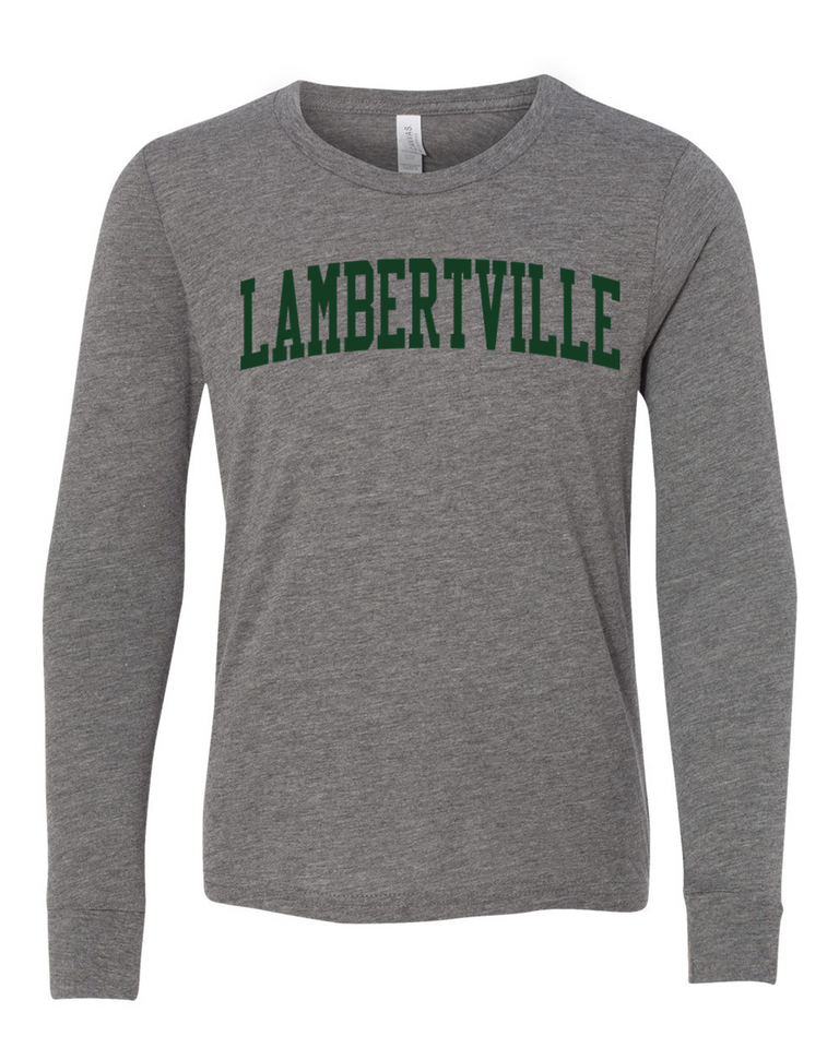 Long sleeve triblend in grey
