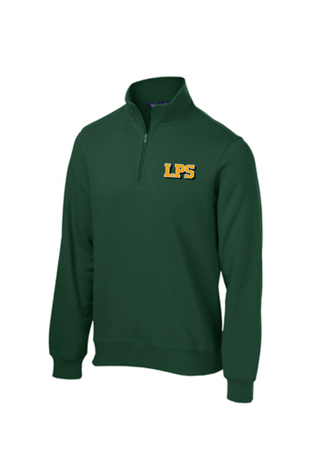 LPS Sport Tek 1/4 zip in forest green