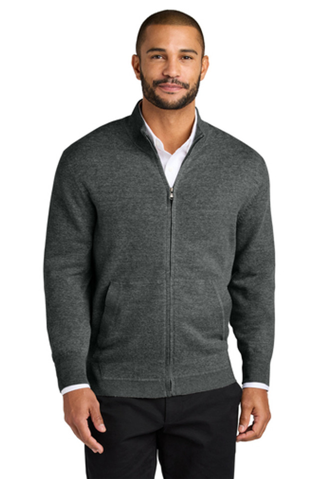 SW2901New Port Authority® Easy Care Full-Zip Sweater SW2901New Port Authority® Easy Care Full-Zip Sweater
