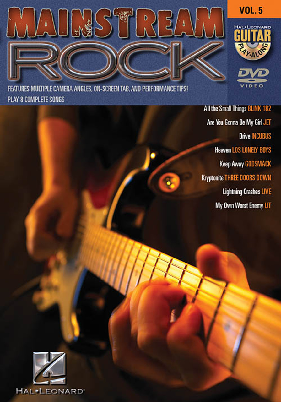 Mainstream Rock Guitar Play-Along DVD Volume 5