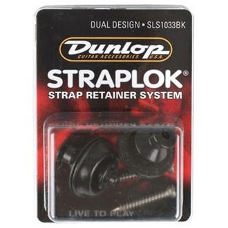 thumbnail image 2 of Dunlop Dual Design Straplok System - Silver/Nickel Guitar Strap Locks 2 of 12