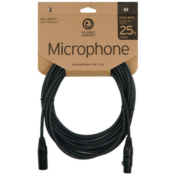 Planet Waves 25' Classic Series Microphone Cable