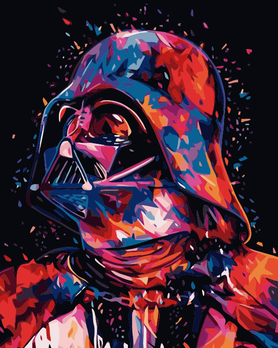 Paint by Numbers Kit - 50x65cm - Darth Vader