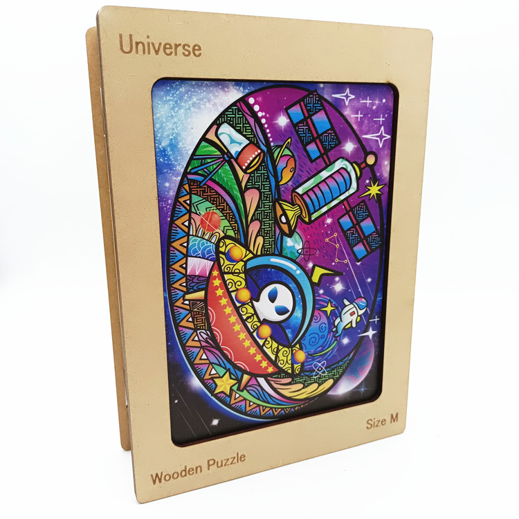 Wooden Jigsaw Puzzle Universe ArtistIsU