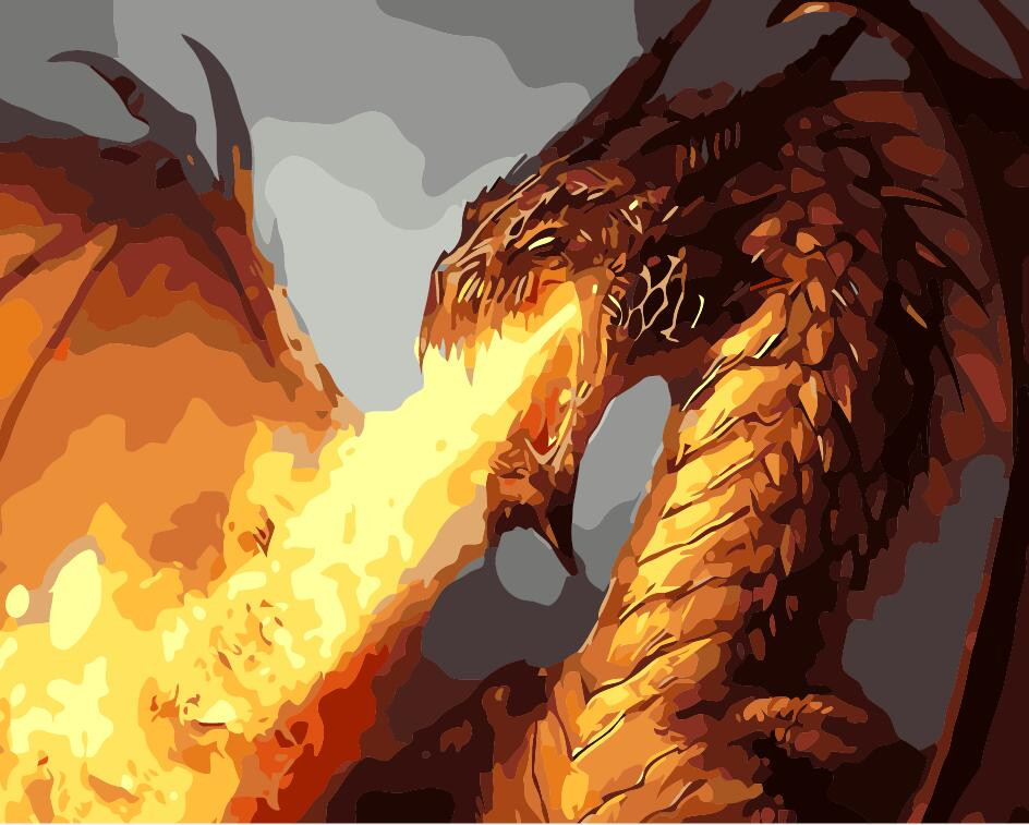 Paint by Numbers 40x50cm Dragon