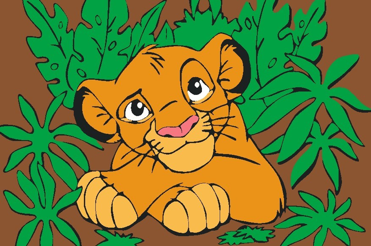 Painting by Numbers 20x30cm Lion King