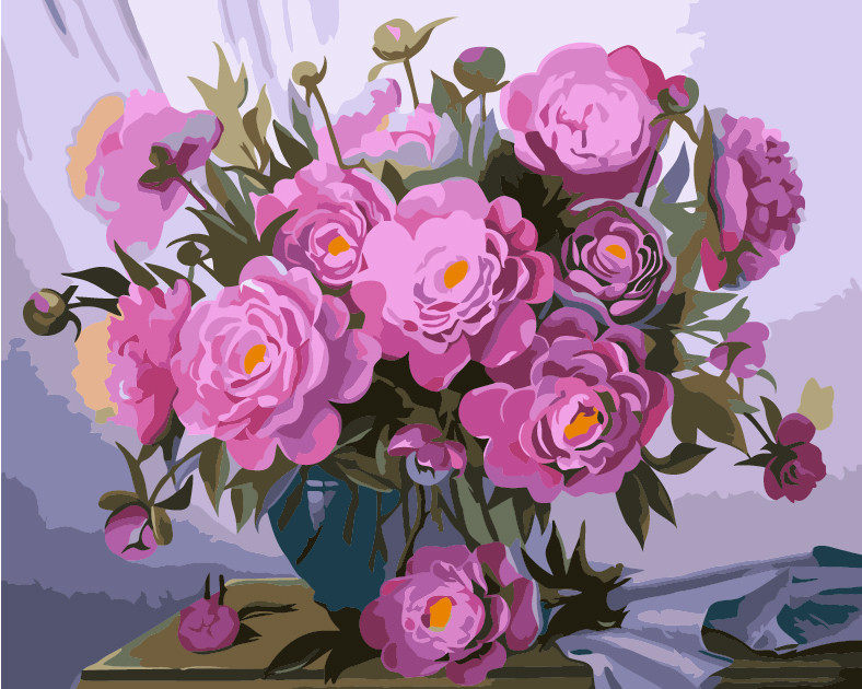 Paint by Number Roses: Capturing the Beauty of Flowers