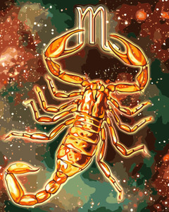 Scorpio Paint by Numbers Scorpio Paint by Numbers