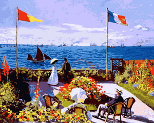 Garden at Sainte Adresse by Monet Garden at Sainte Adresse by Monet