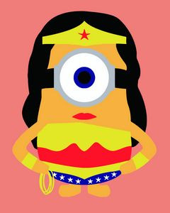 Wonder Woman Paint by Numbers 20x30cm Kit Wonder Woman Paint by Numbers 20x30cm Kit