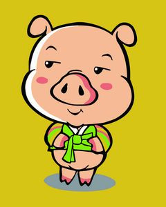 Mr.Pig Paint by Numbers 20x30cm Kit Mr.Pig Paint by Numbers 20x30cm Kit