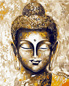 Golden Buddha Paint by Numbers Kit Golden Buddha Paint by Numbers Kit