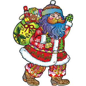 Wooden Jigsaw Puzzle - Santa Clause