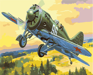 Combat Air Craft Paint by Numbers Combat Air Craft Paint by Numbers