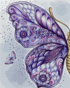 Butterfly Wing Paint by Numbers Butterfly Wing Paint by Numbers