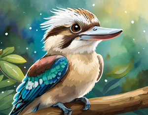 Kookaburra - Made to Order Paint by Numbers