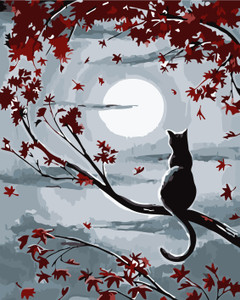 Maple Cat Paint by Numbers Kit
