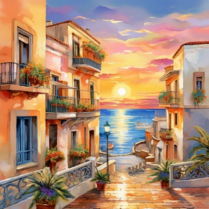 Mediterranean Town 2