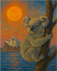 Koala and Sydney Opera House Koala and Sydney Opera House