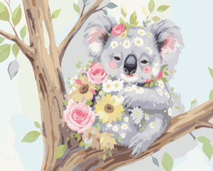 Koala on Gum Tree Koala on Gum Tree