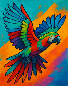 Macaw in Flight Macaw in Flight