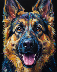 German Shepherd Prism Shine