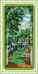 Table and Chair in Courtyard Table and Chair in Courtyard