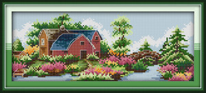 Cross Stitch Kits - Spring Castle Cross Stitch Kits - Spring Castle
