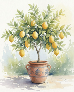 Lemon Tree in a Pot