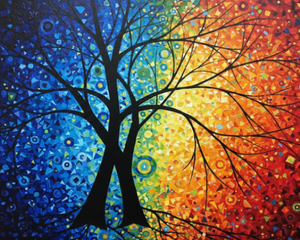 Colourful Abstract Tree