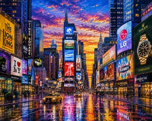 New York City and Times Square