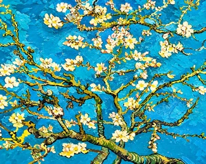 Blossom Almond Tree inspired by Van Gogh