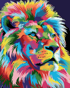 Colourful Lion King Colourful Lion King