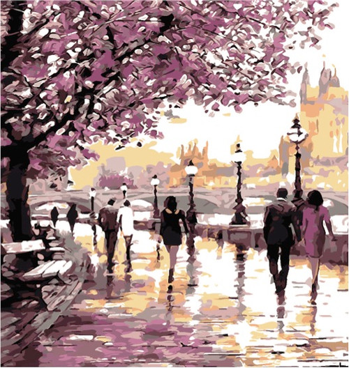 Pink Blossom River Walk