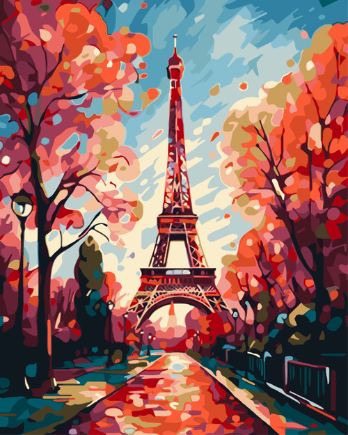 Autumn Eiffel Tower Autumn Eiffel Tower