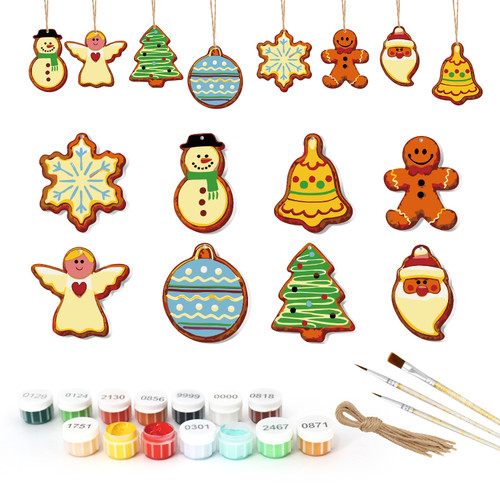 Paint by Numbers Christmas Ornaments - Collection 2