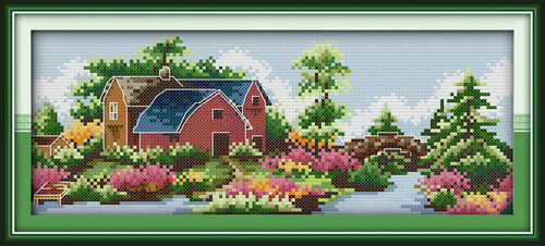 Cross Stitch Kits - Spring Castle