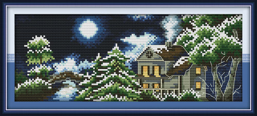 Cross Stitch Kits - Winter Castle