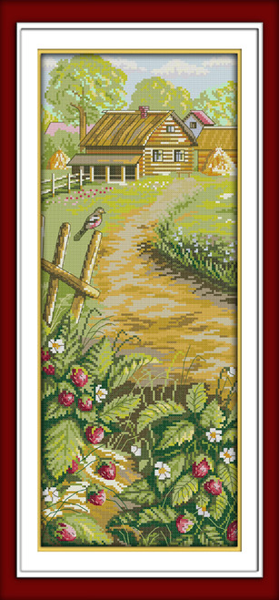 Cross Stitch Kits - Strawberry Farm