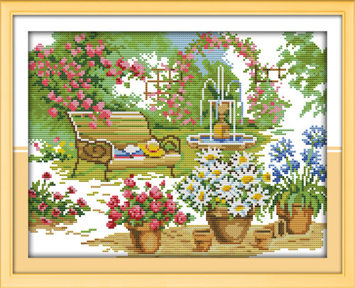 Cross Stitch Kits - Flowers Garden