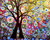 Abstract Tree paint by numbers