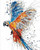 Colourful Flying Parrot