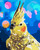 Colourful Cookatoo Paint by Numbers 40x50cm Kit