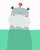 Swimming Hippo With Bird Paint by Numbers 20x30cm Kit